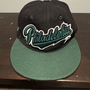 Philadelphia Black and Green Cap